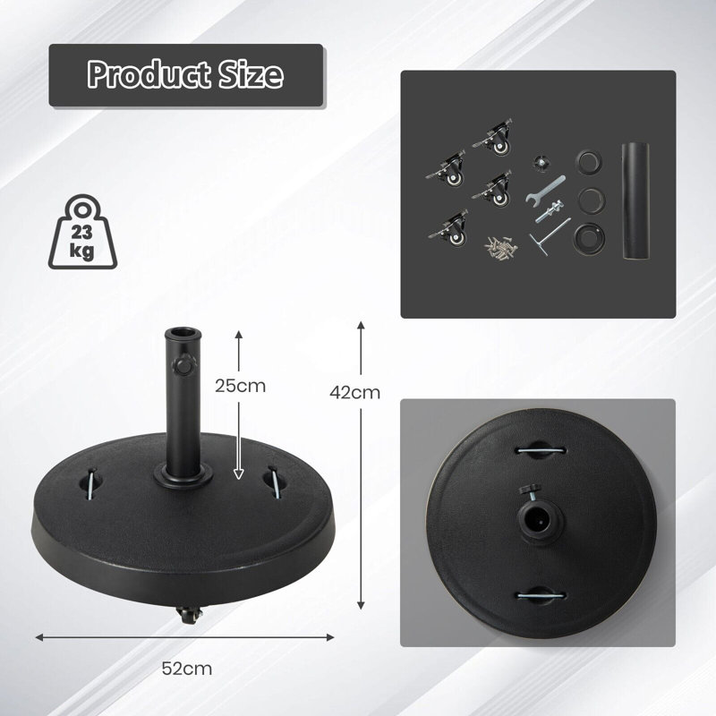 14kg Resin Umbrella Base