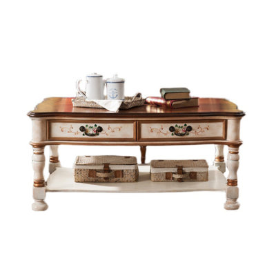 European Style Solid Wood Coffee Table Solid Wood Coffee Table
