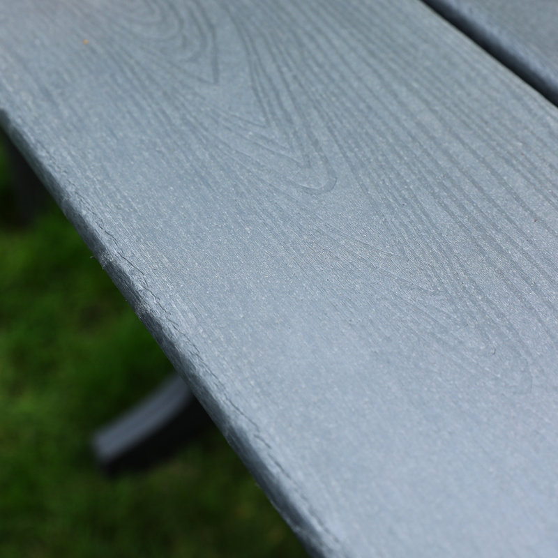 Chaise de terrasse pour l'extérieur - gris, haute densité, conception ergonomique, résistante aux intempéries, sans rouille, gris facile à assembler, qualité, résistance au soleil, sièges confortables, rouille