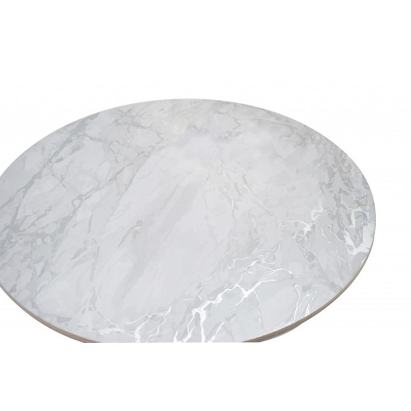Silver Marble Swirl Cork Round Placemats, Set of 2