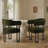Haskett Upholstered Dining Armchair with metal legs-113257060