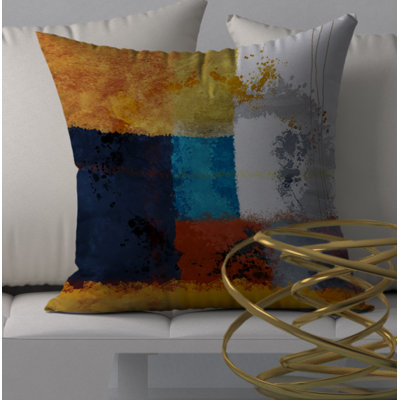 Housse de coussin de coussin carré dynamique