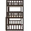 Lit simple superposé en bois d'hévéa simple, détachable, échelles et garde-corps pour chambre à coucher au-dessus d'un lit simple en bois