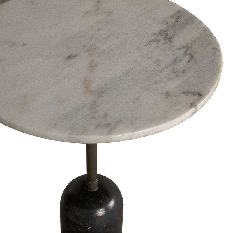 Shantu Side Table with Stone Top