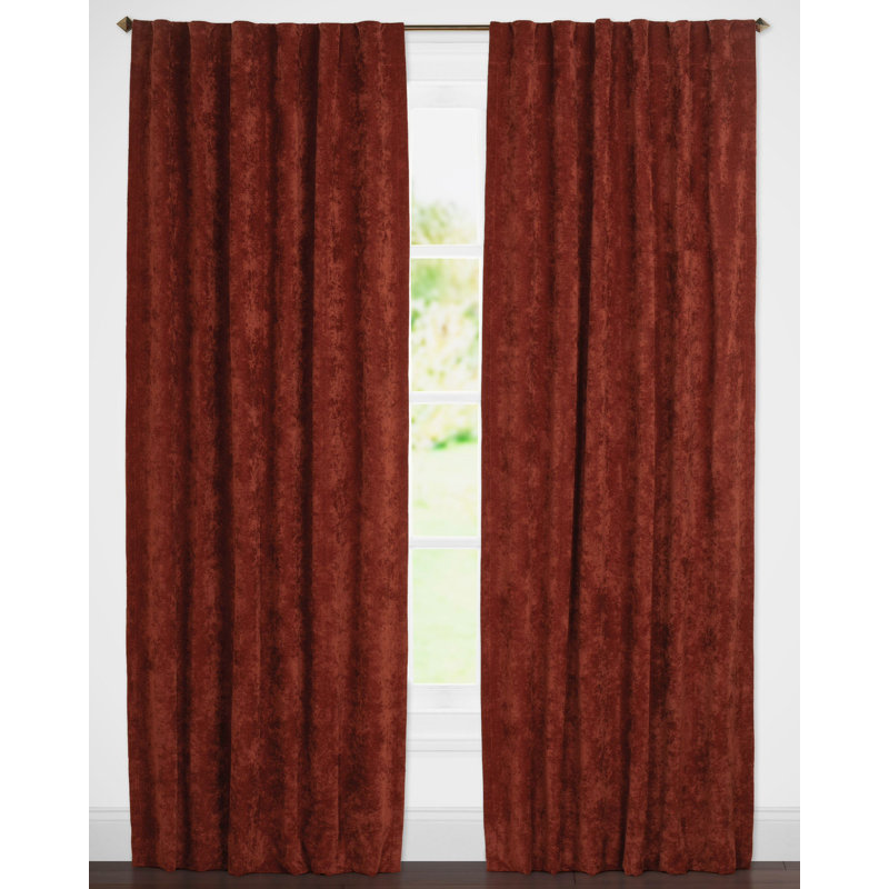 Padma Semi Sheer Curtain, Bronze