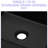 16"X12" Rectangular Ceramic Sink In Black. Classic And Modern Touch. Material, Low Water Absorption. Stain , Smooth Surface. Above Counter Mount. 1 3/4" Drain Hole. 16X12 Inch Bathroom Vessel Design.-681484200