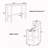48"Rectangular Wood Bar Height Dining Set