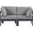 Kylis 60'' Wide Aluminum Loveseat with Cushions-61189502-61209779