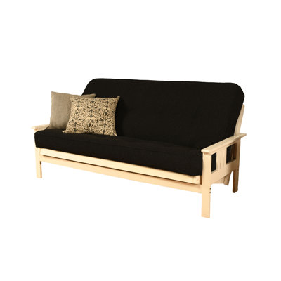 Johnte Full-Size Futon Frame and Full-Size Innerspring Mattress