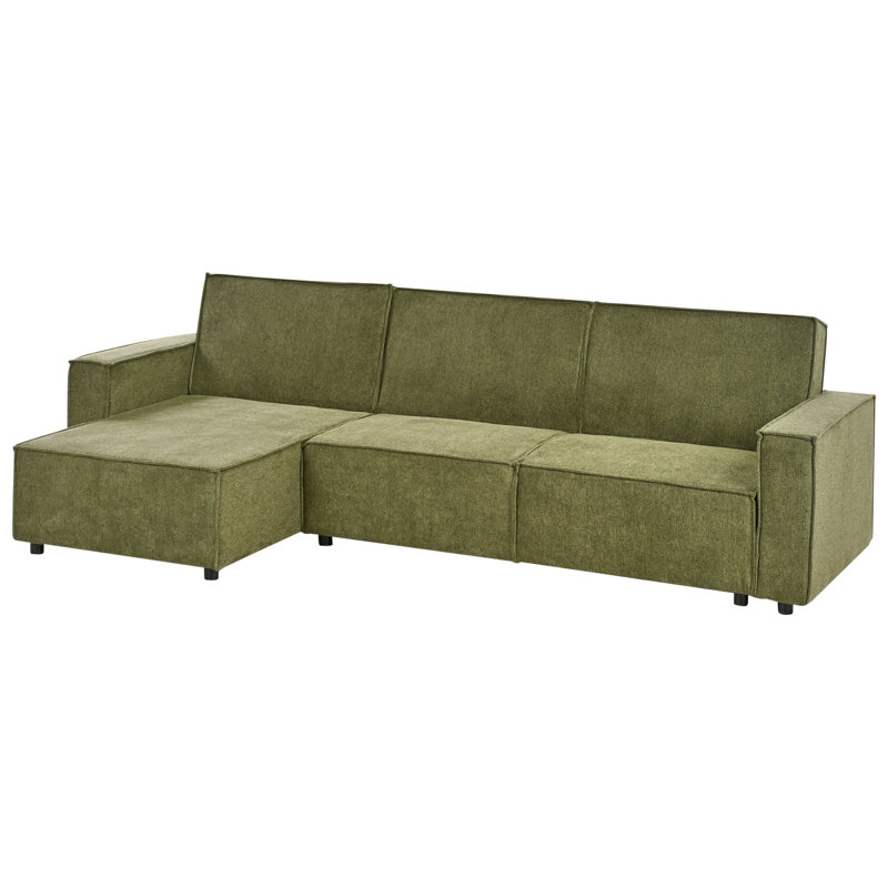 ROMEDAL II 3 Seater Sofa Bed, Left Hand Facing, Green