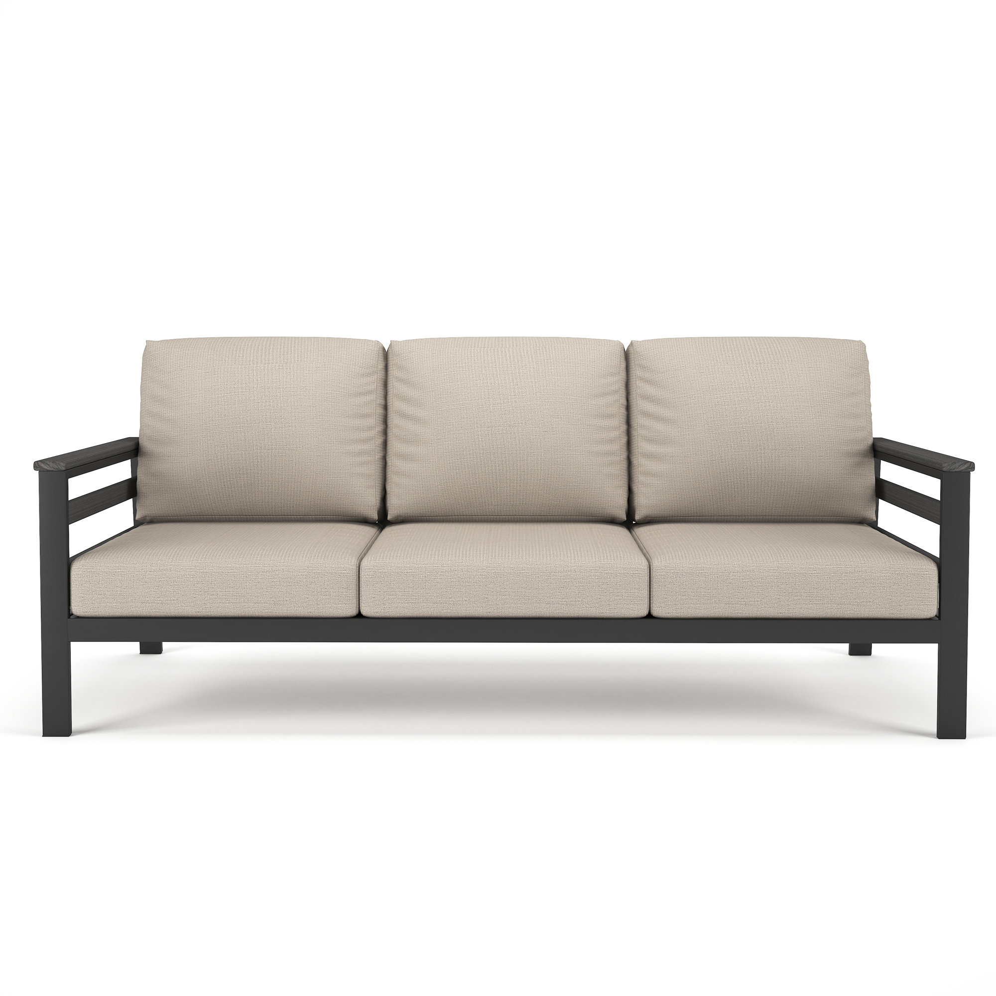 Townsend 80'' Wide Outdoor Patio Sofa with Sunbrella® Cushions, Cast Silver Sunbrella®