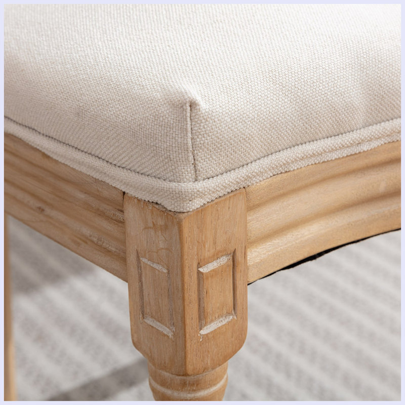 Chaitanya Upholstered Side Chair, Beige