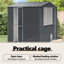 247cm Steel Floor Bird Cage