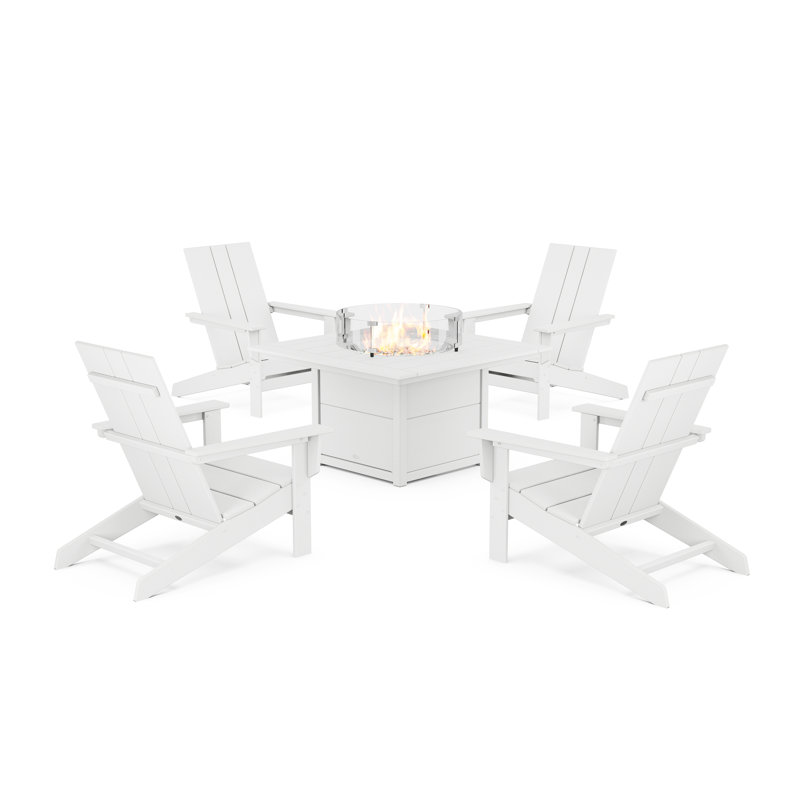 Ensemble de conversation 5 pièces POLYWOOD x, Blanc