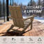 Ensemble de chaises pliantes pour 2 personnes Adirondack avec table d'appoint-1485759505