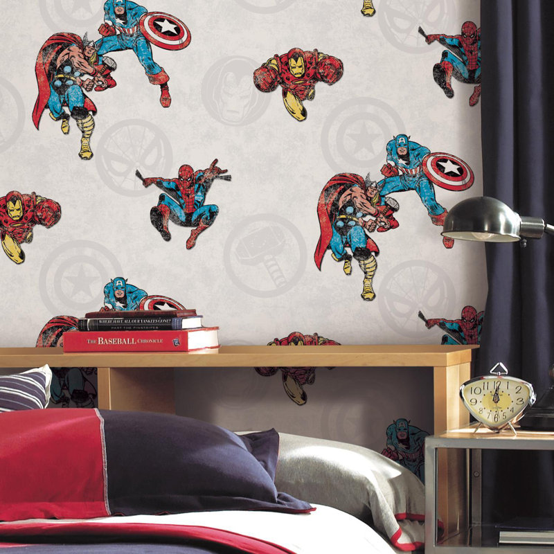 Papier peint adhésif avengers classic
