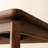 Simple Solid Black Walnut Dining Table.-838122561