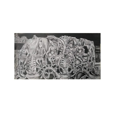Mudra Pencil Sketch Wall Art - Original Pencil Drawing by Malhar Ambulgekar, Contemporary Spiritual Hand Gesture Decor