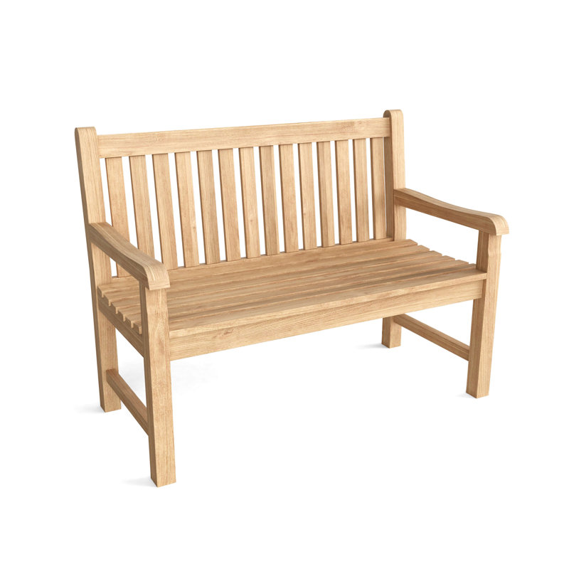 Devin Outdoor Teak Bench