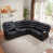 Black Faux Leather selected
