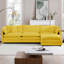 Living Room L-Shaped Chenille Modular Combination Sofa-730428730-730428733