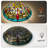 Bourbana 3-Light 16" Tiffany flush mount ceiling light-621622308