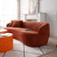 Canapé incurvé de style Mid-Century moderne-21048135