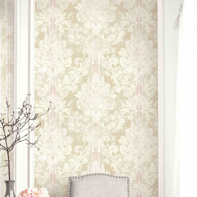 Ferland Damask Double Roll