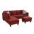 Tijay Upholstered L-Shaped Sectional with Ottoman Left Hand Facing-97015798