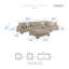 Canapé modulaire 5 pièces Subair-1641659354
