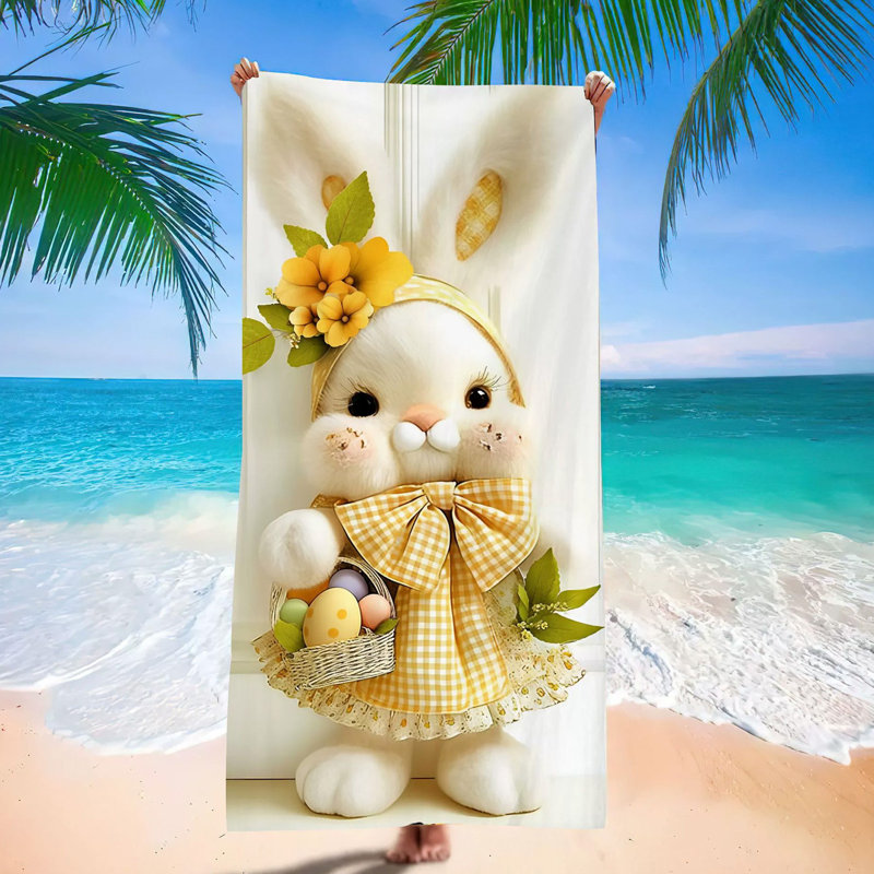 Lapin en microfibre de Pâques, B