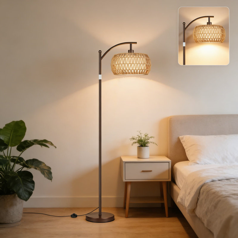 Lampe sur pied Boho