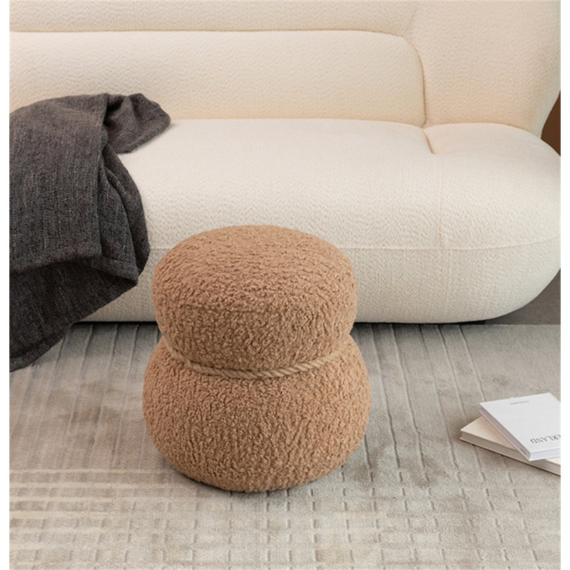 Tabouret Wkj1y, Marron clair