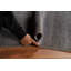 Tapis gris et bleu Gabbeh