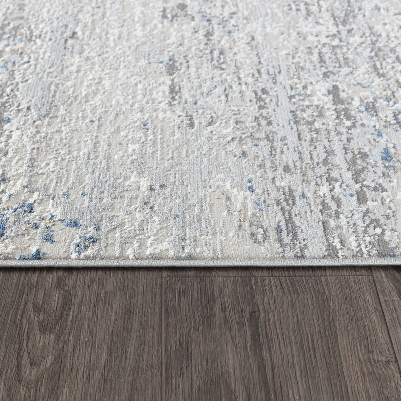 Pasargad Stella Gray/Blue Area Rug
