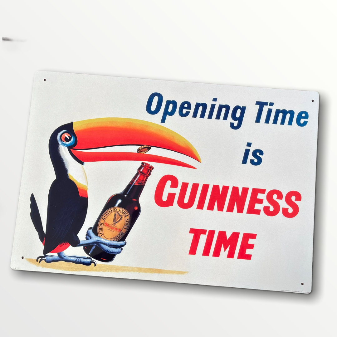 Wanddekoration Opening Time Is Guinness Time Toucans