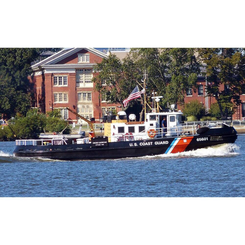Caténaire USCG (WYTL-65606), modèle de navire, H 10 po x l 36 po x P 5 po