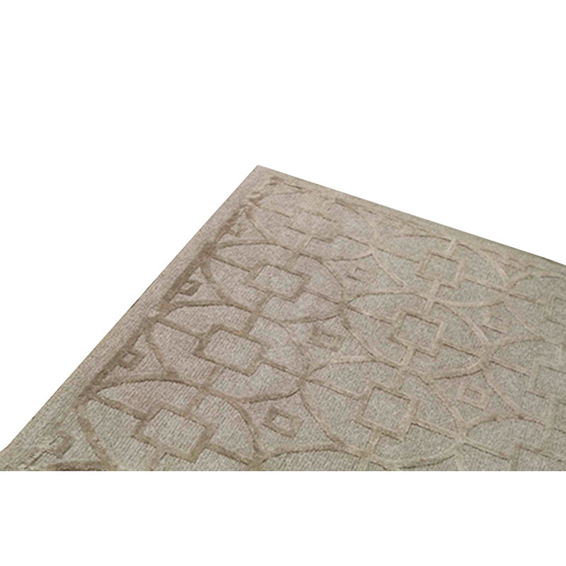 Himalayan Cotton Geometric Area Rug in Gray