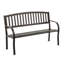 Banc de jardin en fer noir