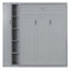 Lit escamotable double pleine grandeur avec tablettes, garde-robe et lumières DEL-1413923806-1413922849