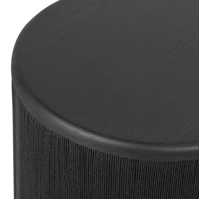 Rosenell End Table, Black Oak Veneer