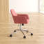 Primeaux Velvet Scandinavian Desk Chair-30562710