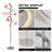 Jaxan 61'' Chrome LED Dimmable Tree Floor Lamp