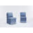 Counter Height Bar Stools Set of 2, Jacquard Upholstered with Metal Footrest and Frame for Kitchen and Dining Room, 28 Inch Seat Height-1990342645