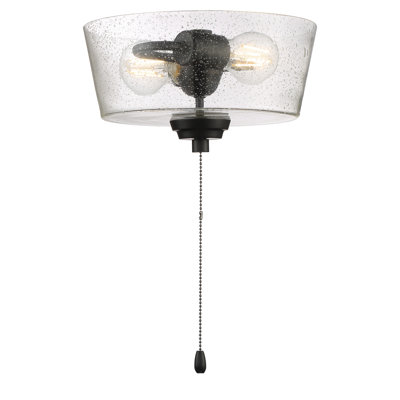 Universal Bowl Light Kit 10.64'' 2 - Light Bowl Ceiling Fan Light Kit