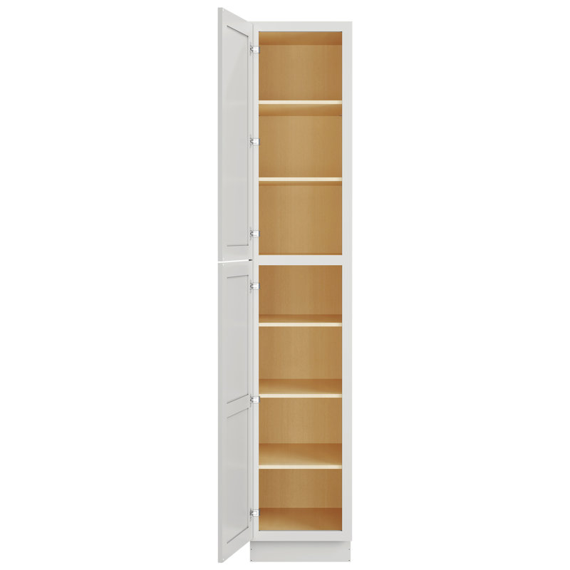 Armoire de cuisine 18 po x l 96 po x H 24 po x P 24 po avec tablettes réglables, H 96 po x l 18 po x P 24 po, Pigeon Shaker
