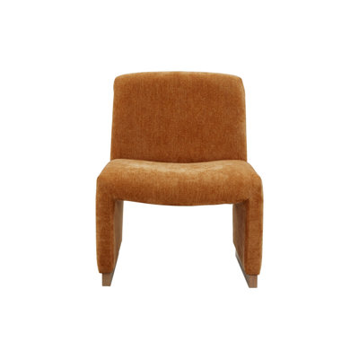 Comfy Accent Chair Upholstered Slipper Chair Armless Chair Indoor Single Chair