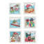 Bow Meow 6 Piece Linen Napkin Set