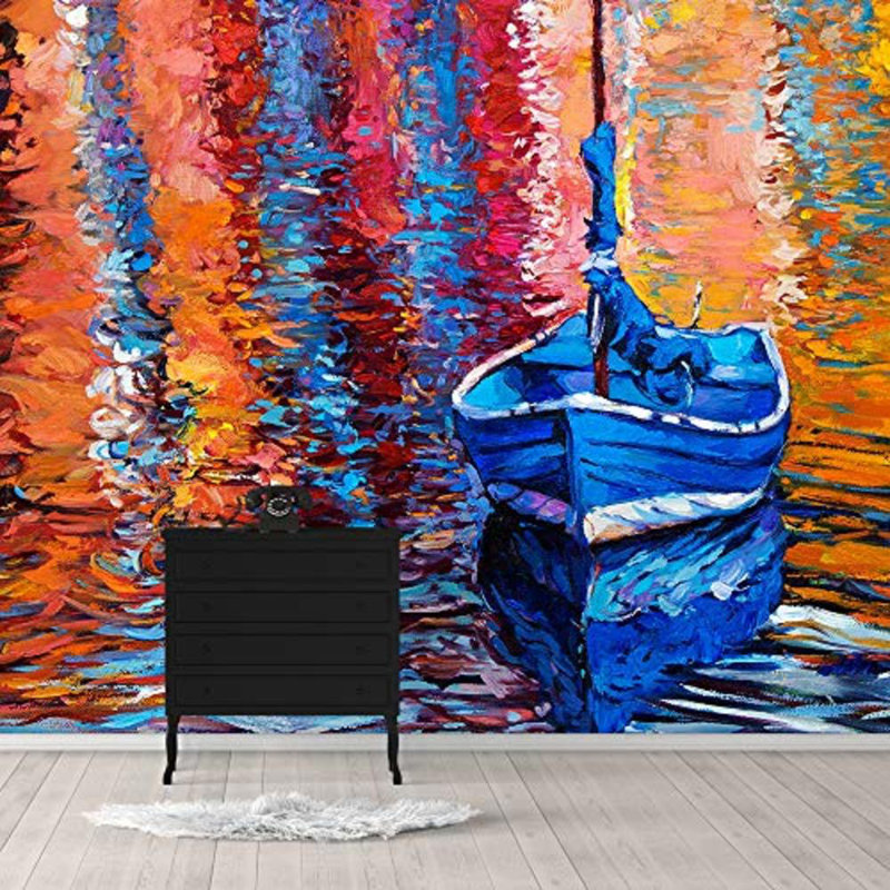 Magnifique voilier sur la mer, murale, L 100 po x l 144 po