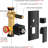 12 Inch Shower System, Wall Mounted High Pressure Rain Shower Head with Handheld Sprayer, Bathroom Luxury Shower Head Shower Faucet Set Rough in Valve Body and Trim-113009564